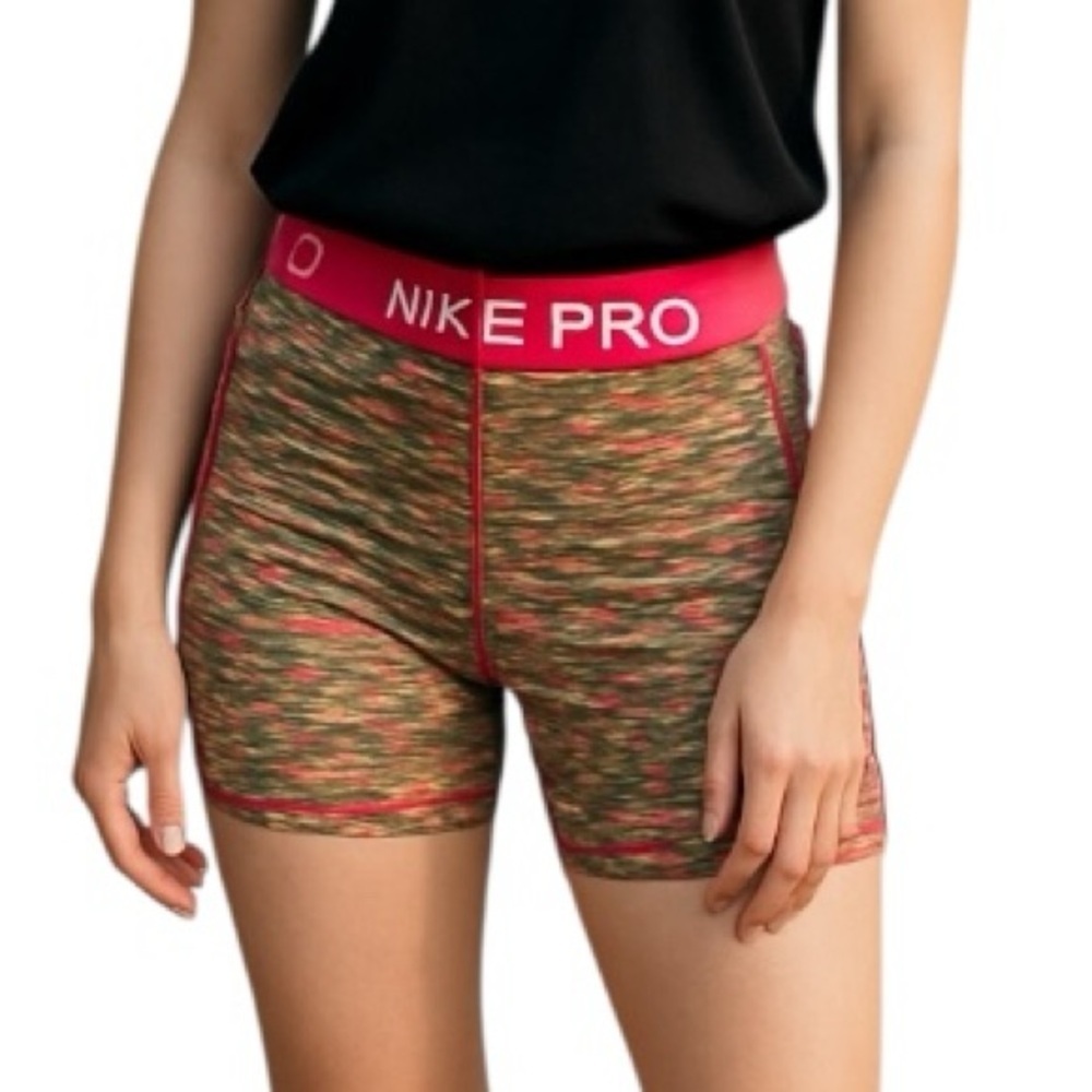 Nike Pro Training High Rise Shorts Tight Fit 3” Size Small